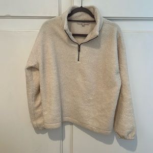 Women’s 3/4 zip sherpa sweater